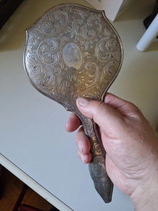 Specchio vintage decorato