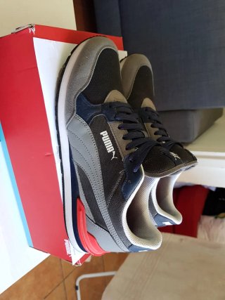 Zapatillas Puma Azul y Gris