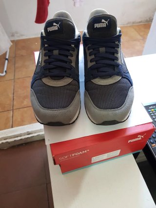Zapatillas Puma Azul y Gris