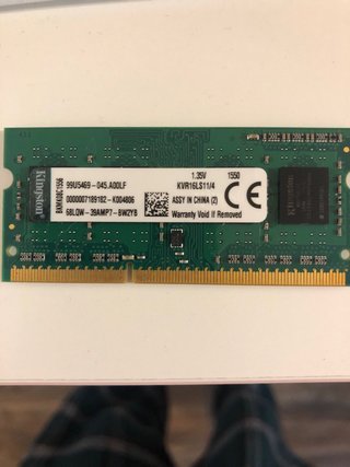Kingston KVR16LS11/4 4GB DDR3L 1600MHz
