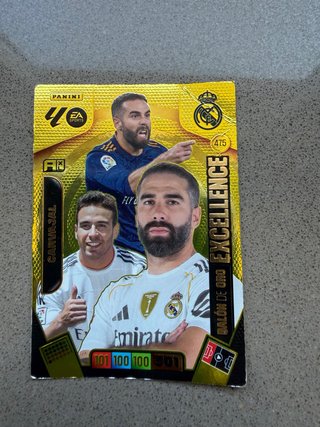 Carta Fútbol Panini Carvajal Balón de Oro