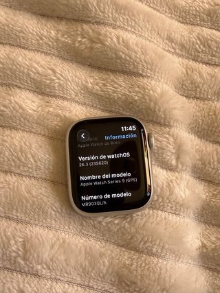 Apple Watch Series 9 Plata 41mm