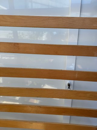 Estructura Cama 150x200 Metal y Madera