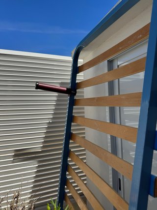 Estructura Cama 150x200 Metal y Madera