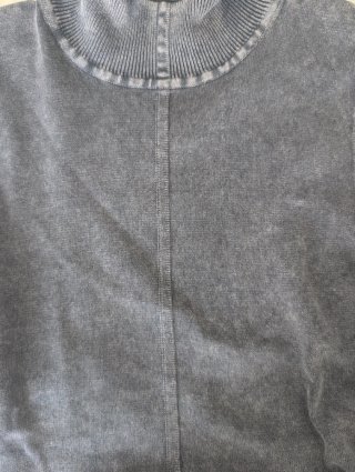 Jersey Zara gris efecto desgastado Talla S