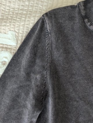 Jersey Zara gris efecto desgastado Talla S