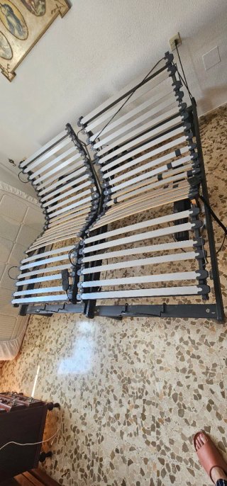 Pareja camas articuladas 90 con opción a colchón