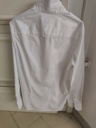 Camicia Guess Uomo XS Slim Fit Bianca