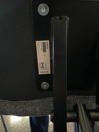 Sedia ergonomica EIFRED Ikea grigia
