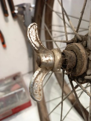 Ruedas de bicicleta vintage