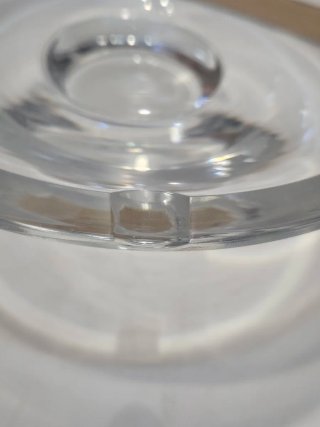 Svuotatasche posacenere in vetro pesante