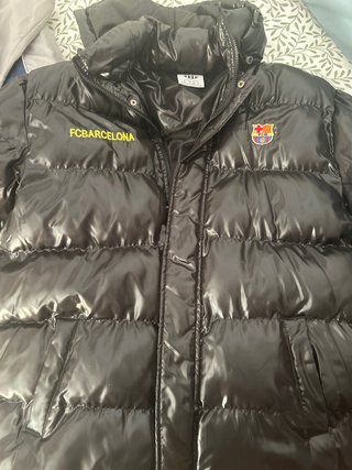 Anorak FC Barcelona Negro Brillante