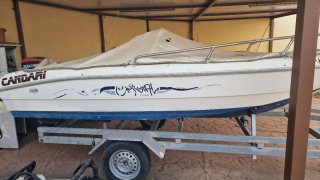 Barco de recreo de 4.5 metros con motor y remolque