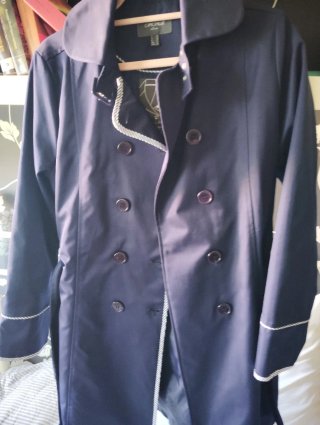 Gabardina azul marino Camomilla T.38