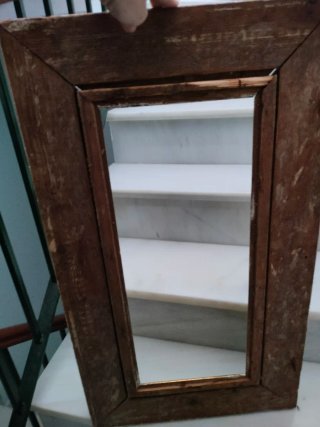Cuadro antiguo marco siglo XIX para restaurar
