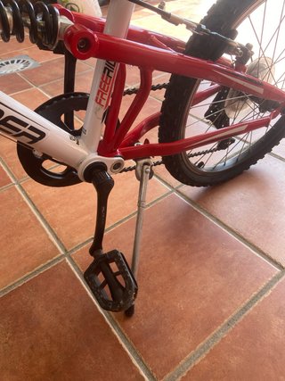 Bicicleta Freerider 20 Roja y Blanca