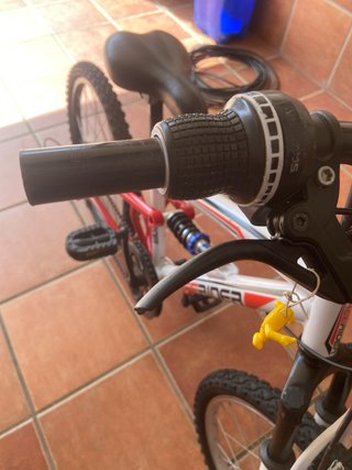 Bicicleta Freerider 20 Roja y Blanca