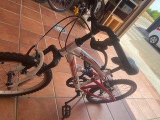 Bicicleta Freerider 20 Roja y Blanca