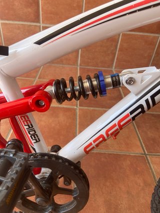 Bicicleta Freerider 20 Roja y Blanca