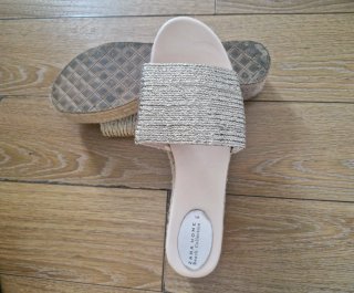 Sandalias cuña esparto Zara Home T41