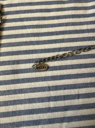 Collar boho Zara plateado con detalles amarillos