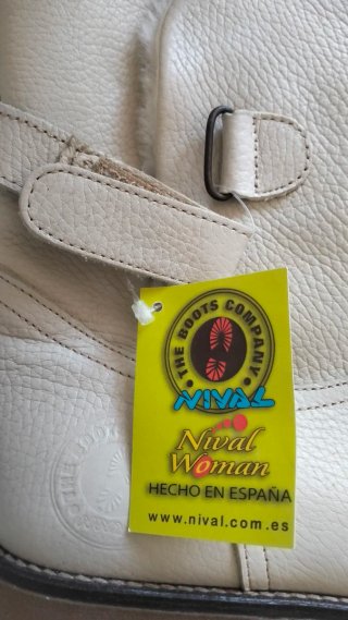 Botas Nival nuevas. Cuero. Fabricadas en España