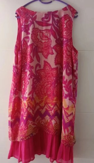 Vestido estampado floral multicolor