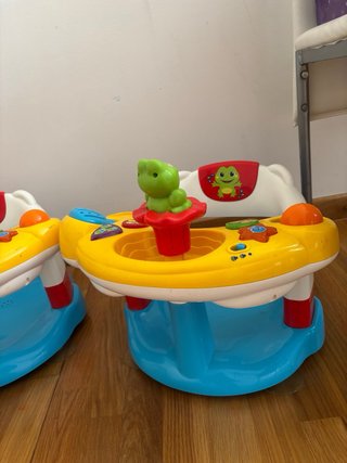 Asiento bañera bebé x2