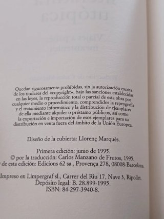 Historia de la literatura utópica viajes a país...
