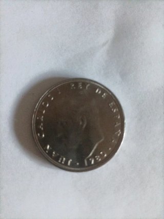 Moneda 100 Pesetas acuñada 1980.