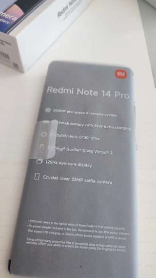 Xiaomi Redmi Note 14 Pro negro