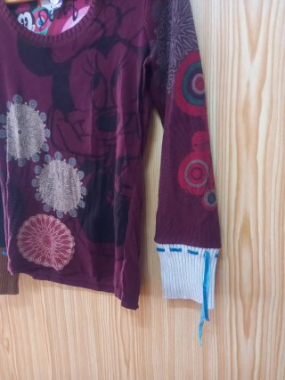 Jersey Desigual Disney Miky y Minnie Mouse