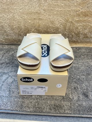 Ciabatte Scholl bianche Tg 35