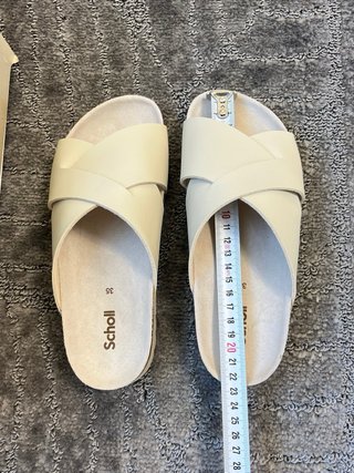 Ciabatte Scholl bianche Tg 35