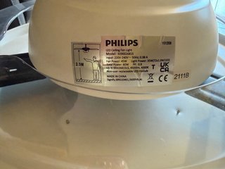 Lámpara Ventilador Philips