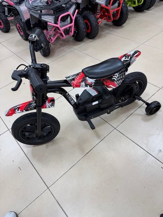 Moto Eléctrica Infantil Negra y Roja