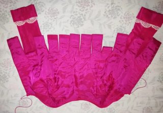 Corpiño fallera niña fucsia