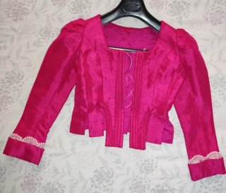 Corpiño fallera niña fucsia