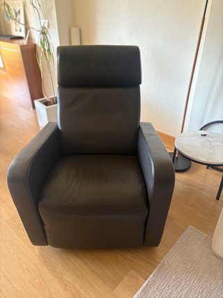 Sillón Polipiel Marrón motor