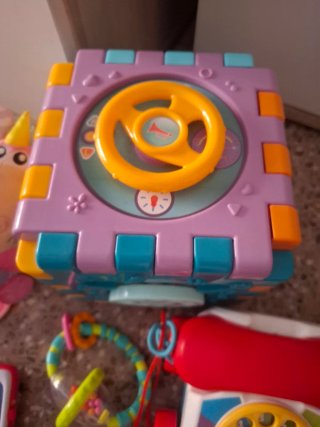 Lote Juguetes Bebé: Teléfono, Mando, Móvil