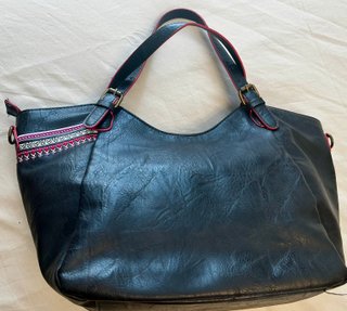 Bolso Desigual Negro Multicolor Original