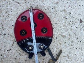 Portamonete Moschino Coccinella Rosso Nero