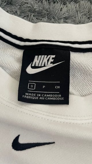 Sweatshirt Nike Branco Tamanho S