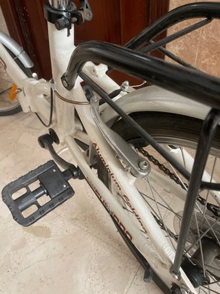 Bicicleta Moma Blanca Plegable