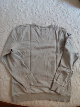 Sudadera Element Algodón Gris Bolsillo Estampado