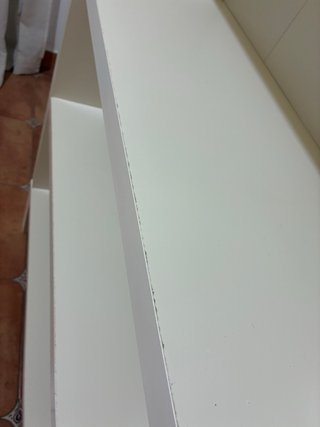 Estantería blanca 4 baldas madera