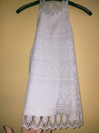 Conjunto Top Blanco y Pantalón Lunares T.38