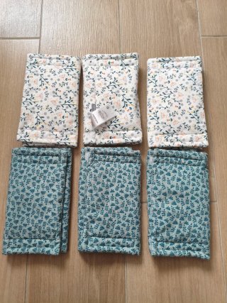 Chichoneras para cuna con estampado floral