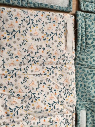 Chichoneras para cuna con estampado floral