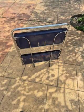 Carrello ausiliario vintage a 2 vassoi